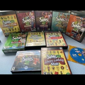 The Sims 2 with 10 expansion packs